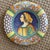 Ceramic Vintage Deruta Italy Hand-Painted Pottery Portrait Charger Plate For Sale - Image 7 of 7