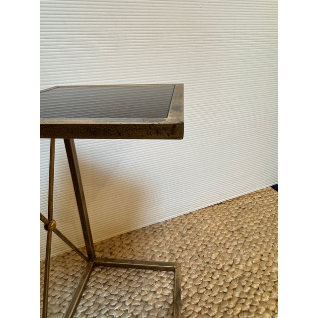 Uttermost Zafina Gold Side C-Table For Sale - Image 9 of 12