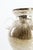 Mid-20th Century Crackled Glass Vase with Silver Mirror Finish For Sale - Image 3 of 5