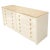 Paul Frankl for Johnson White Wash Marble Top 10 Drawers Dresser Brass x Pulls For Sale - Image 10 of 13