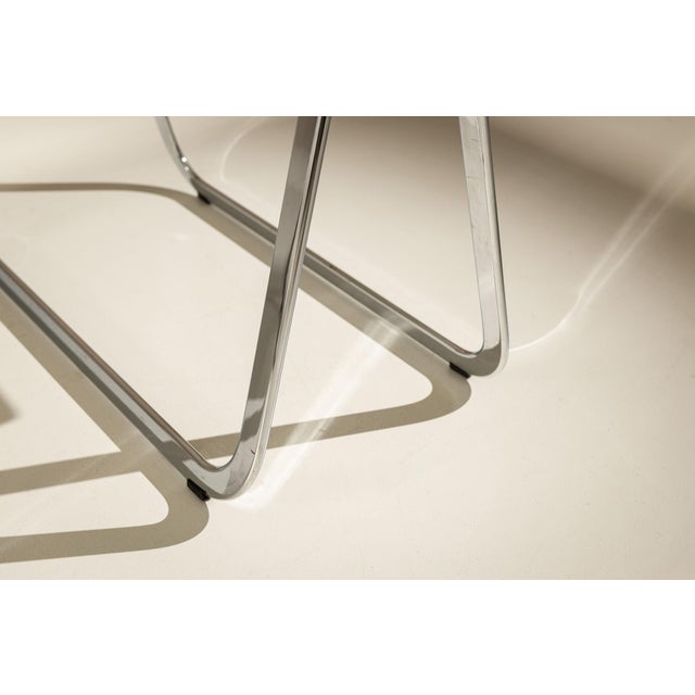 Carrara Marble Dining Table on Trestles, 1970 For Sale - Image 11 of 12