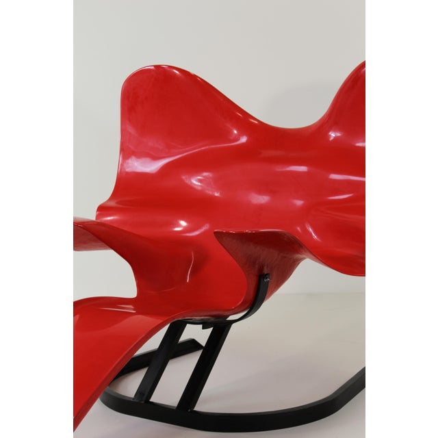 Red Elephant Lounge Chair by Bernard Rancillac, 1960s For Sale - Image 3 of 14