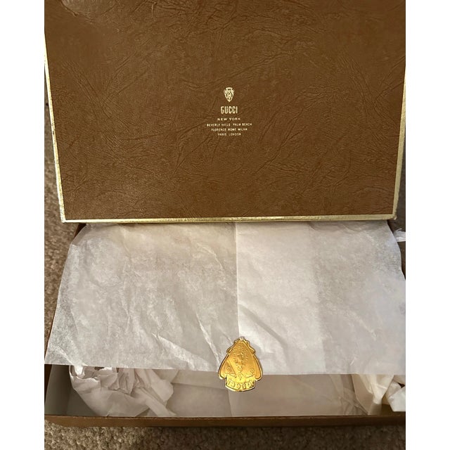 Vintage 1960's Gucci Silver/Gold Plate Trinket Box For Sale In Palm Springs - Image 6 of 13