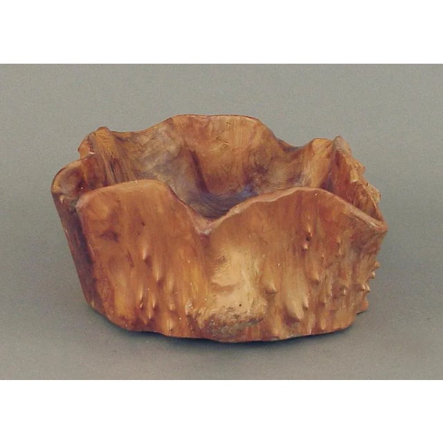 This substantial burl wood bowl will entrance you and your friends -- guaranteed! Its abundant “personality” makes it...