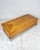 Milo Baughman Vintage Milo Baughman Style Split Reed Rattan Bamboo Chrome Coffee Table For Sale - Image 4 of 12