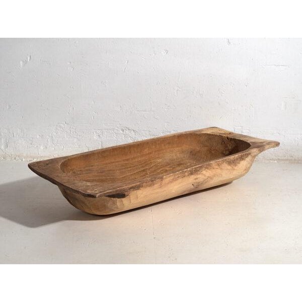 Antique Carved Wooden Bowl For Sale - Image 9 of 10
