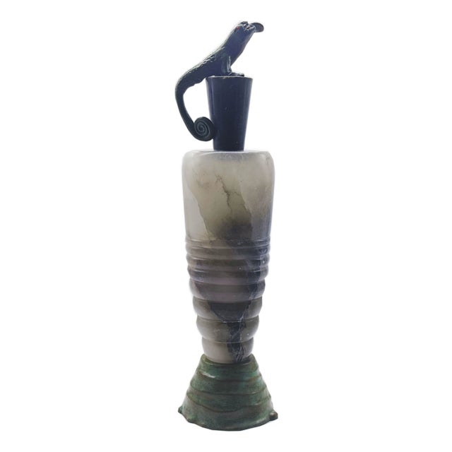 Italian Alabaster Vase by Annibale Oste, 2000s For Sale
