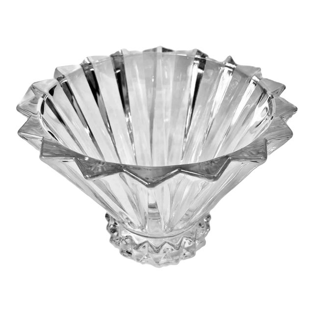 1990s Crystal Fruit Bowl by Rosenthal For Sale