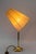 Gold Art Deco Brass Table Lamp with Fabric Shade, Vienna, 1920s For Sale - Image 8 of 17