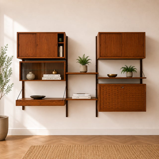 Royal System Wall Unit in Teak by Poul Cadovius for Cado, Denmark, 1960s For Sale - Image 12 of 12