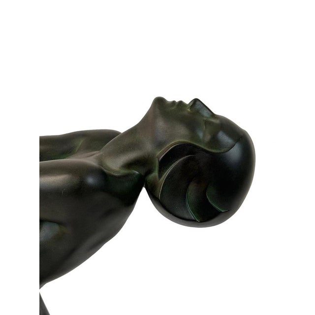 Large Bronze Figure from Max Le Verrier, 1940 For Sale - Image 3 of 13
