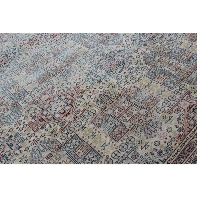 1960s High Quality Vintage Turkish Anatolian Area Rug - 101.5"x145" For Sale - Image 5 of 13