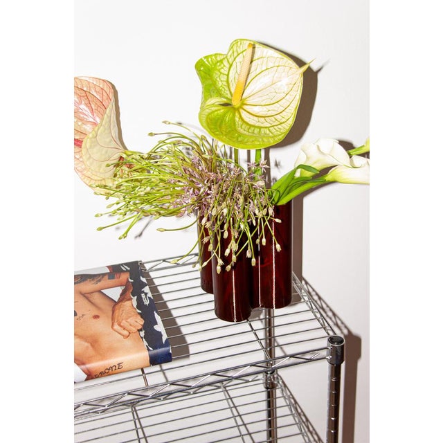 Forest Green Splash Vase by Mana For Sale - Image 13 of 17