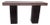 Andrianna Shamaris Resin Console Top with Espresso Stained Wood Base For Sale