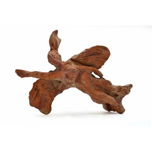 1960s Sirio Pellegrini, Angel Terracotta Sculpture, 1960s, Terracotta For Sale - Image 5 of 5