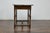 19th Century English Bobbin Leg Oak Side Table with Drawer and H Form Stretcher For Sale - Image 4 of 12
