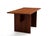 Wood Architect Designed Bespoke Walnut Mid Century Desk Single Drawer For Sale - Image 7 of 12