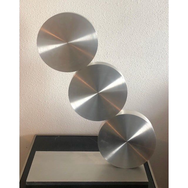 Menashe Kadishman, Large 1970's Israeli Abstract Sculpture Steel Menashe Kadishman Tel Aviv Uprise, c.1970's For Sale - Image 9 of 12