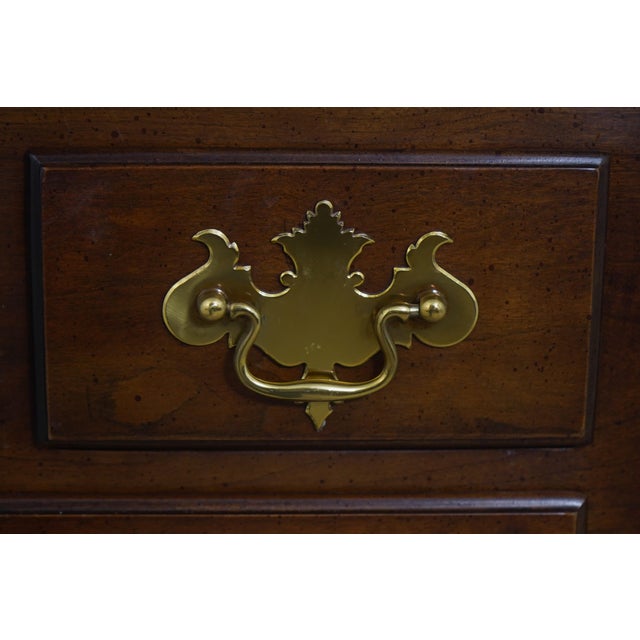 Brown Henredon Cherry Queen Anne Style Sideboard Credenza For Sale - Image 8 of 18