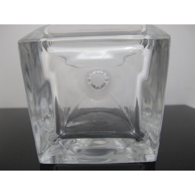 Transparent Shannon Designs of Ireland Irish Crystal Spirits Liquor 10" Decanter For Sale - Image 8 of 9