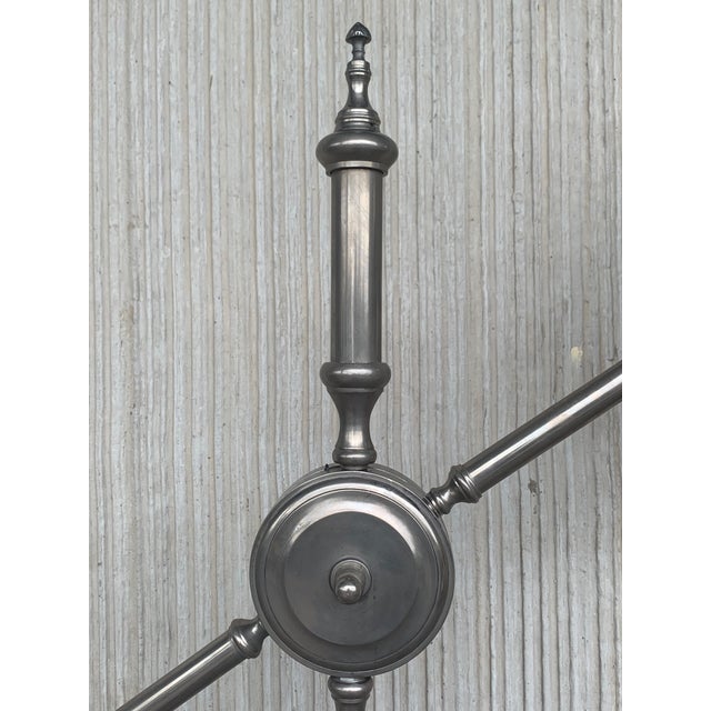 Metal Mid-Century Modern Industrial Total Adjustable Floor Lamp For Sale - Image 7 of 12