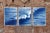Contemporary Seascape Triptych of Crashing Wave Off Los Angeles - 3 Pieces For Sale - Image 10 of 10