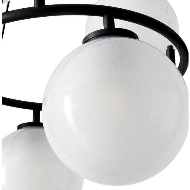 Modern Constellation Chandelier in Black Metal & Glass from Cassina For Sale - Image 10 of 13