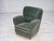 Vintage Danish Lounge Chair in Light Green Furniture Wool, 1960s For Sale - Image 13 of 18