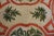 Textile Impressive Beige, Red and Green Color With Floral Design Antique American Hooked Rug For Sale - Image 7 of 10