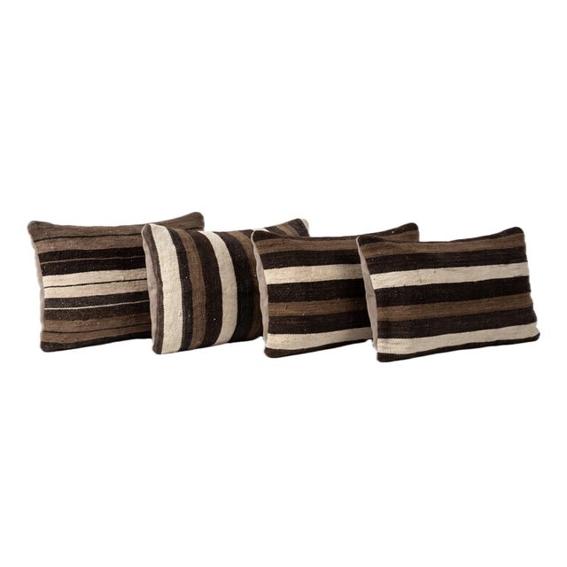 This beautiful 16'' x 24'' pillow cover set was made from authentic Turkish Kilim pieces. Bright colors of wool adorn the...