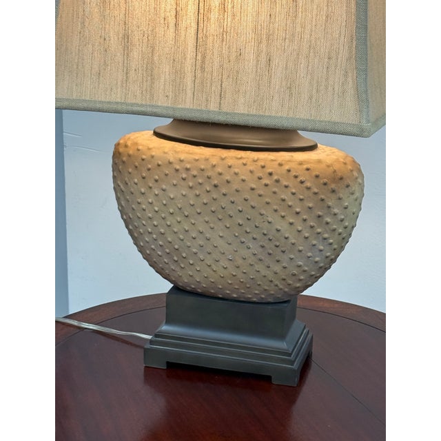 Uttermost Cumberland Beaded Sandstone Table Lamp For Sale - Image 10 of 12