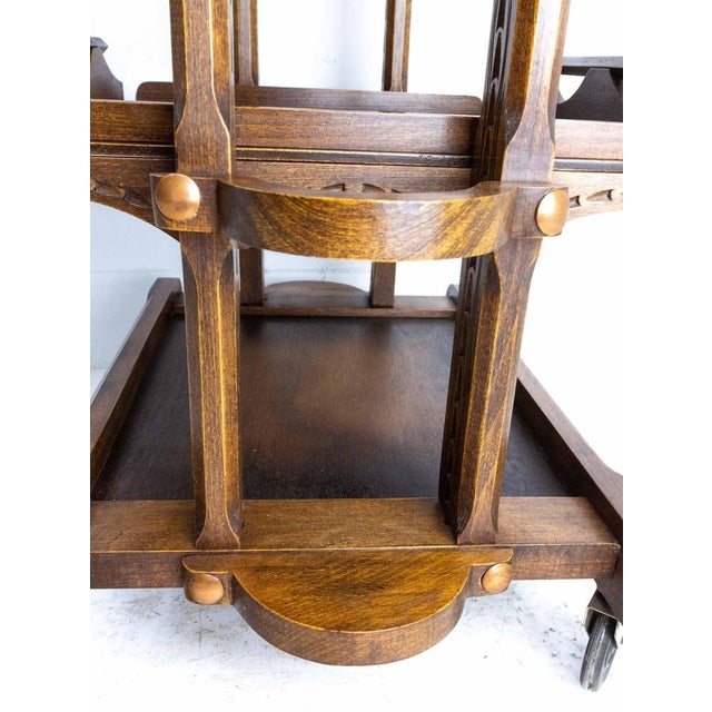 Poplar Cart Drinks Trolley, France, 1940s For Sale - Image 10 of 18