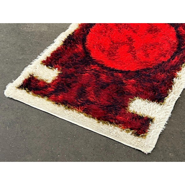 Danish Space Age Runner Rug by Hojer Export, 1960s For Sale - Image 13 of 18