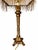 Ornate Gold-Tone Barley-Twist Buffet Lamp With Fringed Shade For Sale - Image 10 of 11