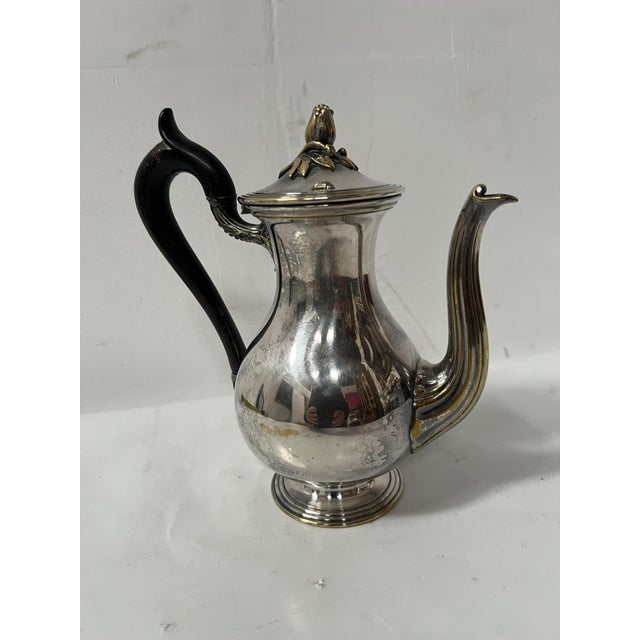 Silver-Plated Metal Teapot from Christofle, 1900s For Sale - Image 5 of 11