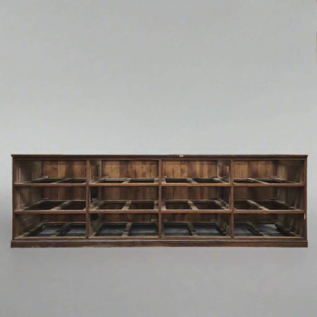 Industrial Early 20th Century J.D. Warren General Store Apothecary Cabinet For Sale - Image 3 of 15