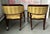 Antique Pair of Art Nouveau Egyptian Revival Carved Wood and Gilt Statement Chairs For Sale In Philadelphia - Image 6 of 10