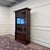 Classic English Bookcase with Glass Sliding Doors For Sale - Image 5 of 14