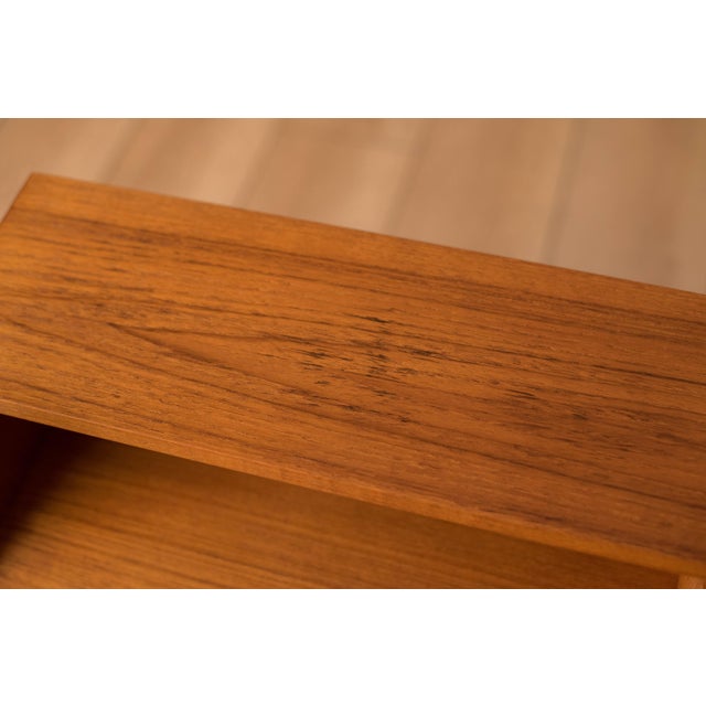 Pair of Vintage Teak Nightstands by Ab Carlstrom & Co. Mobelfabrik, Sweden For Sale - Image 11 of 17