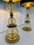 Italian Amber, Burgundy and Black Murano Glass Table Lamps, 2000s, Set of 2 For Sale - Image 6 of 14