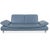 Blue Leather Rivoli Three-Seater Sofa with Manual Function from Koinor For Sale - Image 15 of 15
