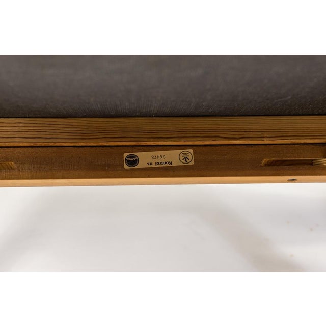 Brown Armchair by K. L. Larsen for S. Wiladsen, 1960s For Sale - Image 8 of 11