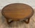 Brown Vintage Mid Century Modern MCM Round Coffee Table For Sale - Image 8 of 16