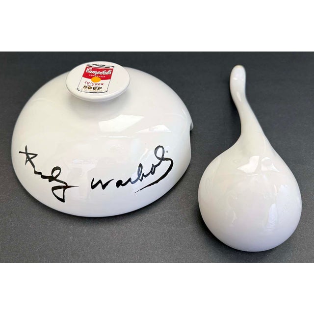 1990s 1990s Andy Warhol Soup Terrine With Ladle For Sale - Image 5 of 7