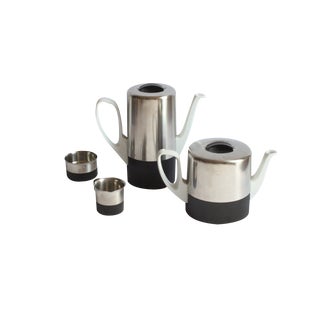 Tea and Coffee Set by Kurt Radtke for WMF, 1960s, Set of 4 For Sale