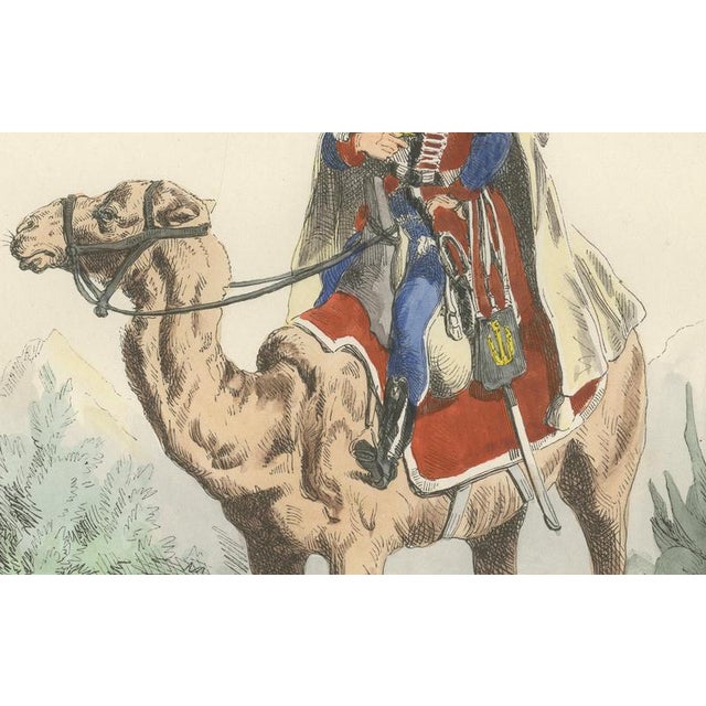 After Horace Vernet, French Dromedary Regiment, 1843, Paper For Sale - Image 3 of 10