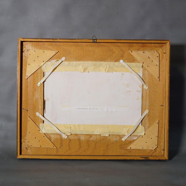 Wood Alexander Michael Oil Painting of a Coastal Landscape in Moreira, Spain 1986 For Sale - Image 7 of 7