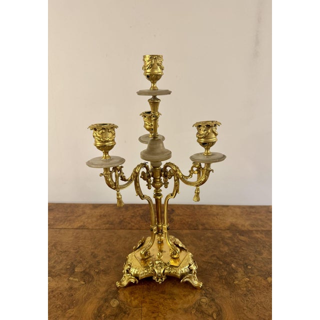 Mid 19th Century Antique 19th Century Candelabras, 1860s For Sale - Image 5 of 6