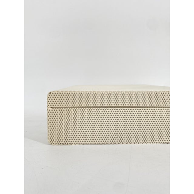 Vintage Italian Briefcase in Perforated Sheet Metal, 1980s For Sale - Image 14 of 18