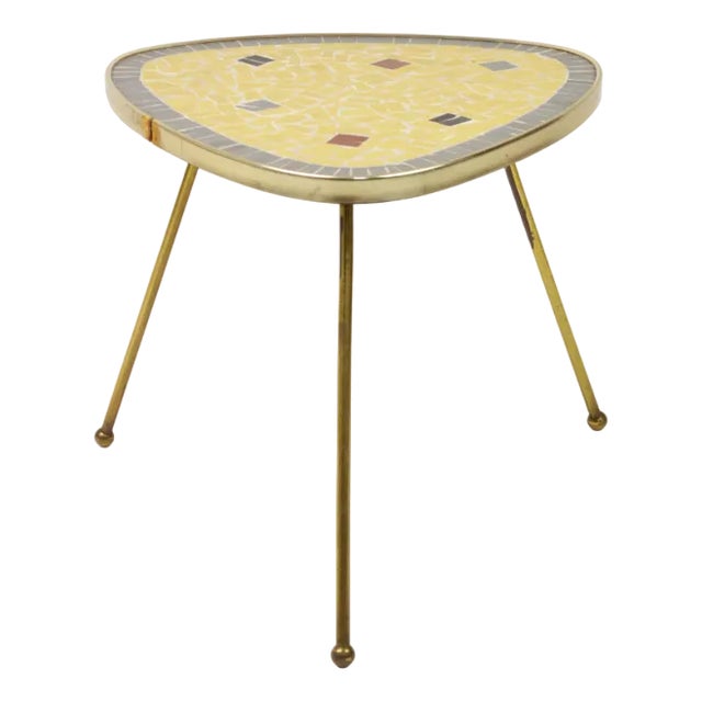 Flower Stand with Mosaic, 1970s For Sale